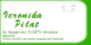 veronika pilat business card